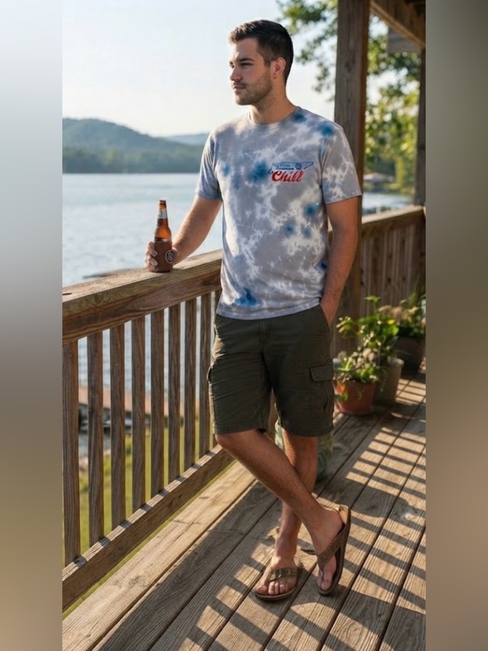 Coors Light Keeping Tennessee Chill Tie Dye Graphic T-Shirt